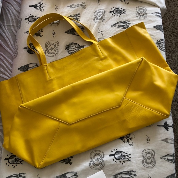 Celine Handbags - Celine Lambskin Horizontal Cabas Tote